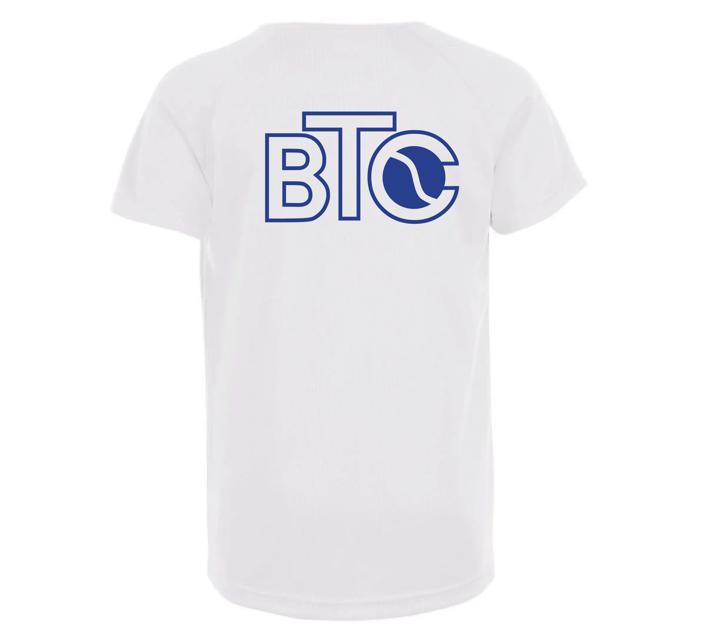 BTC Funktionsshirt Kinder weiß, Rückseite