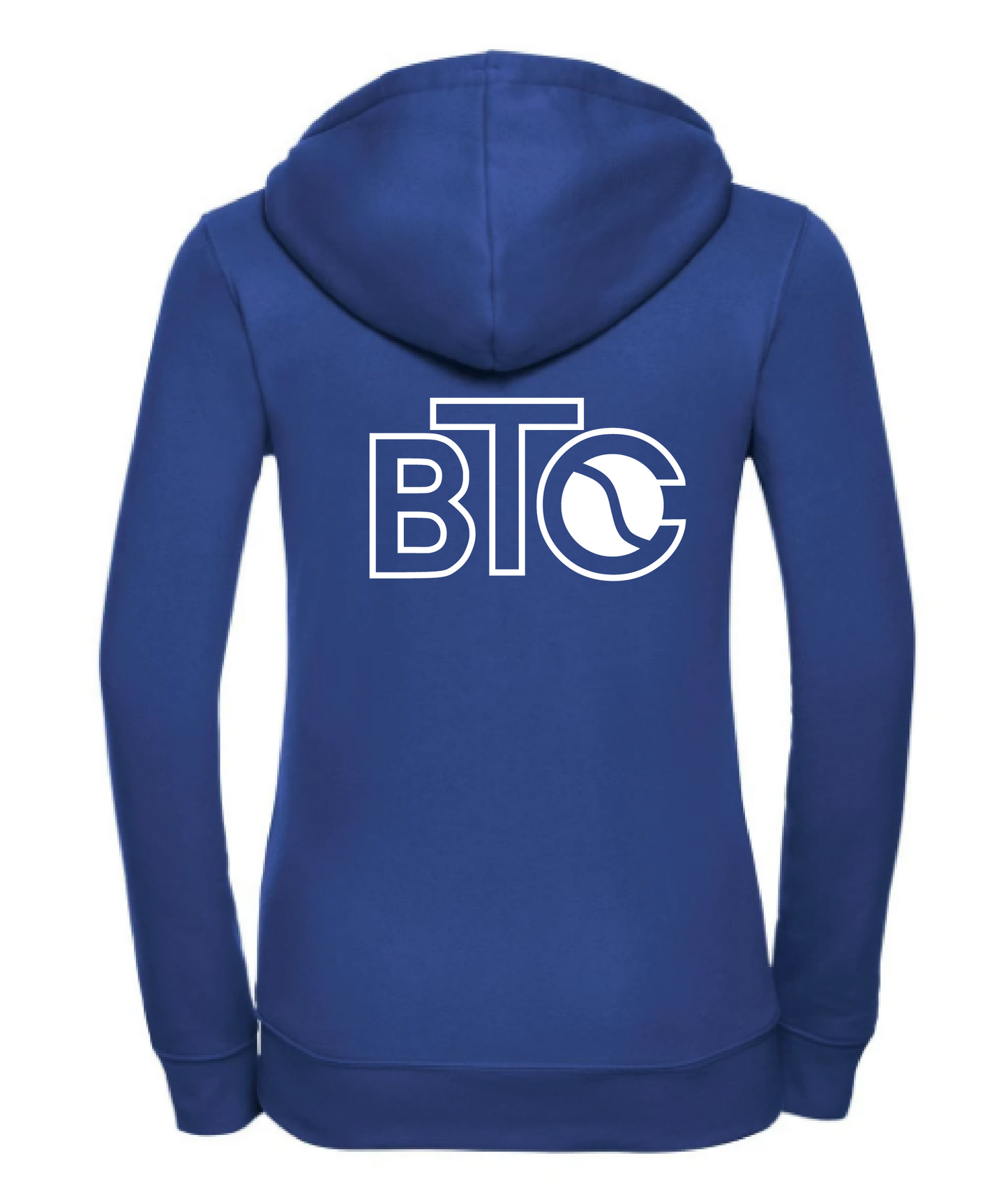 BTC Zip-Jacke Damen blau, Rückseite