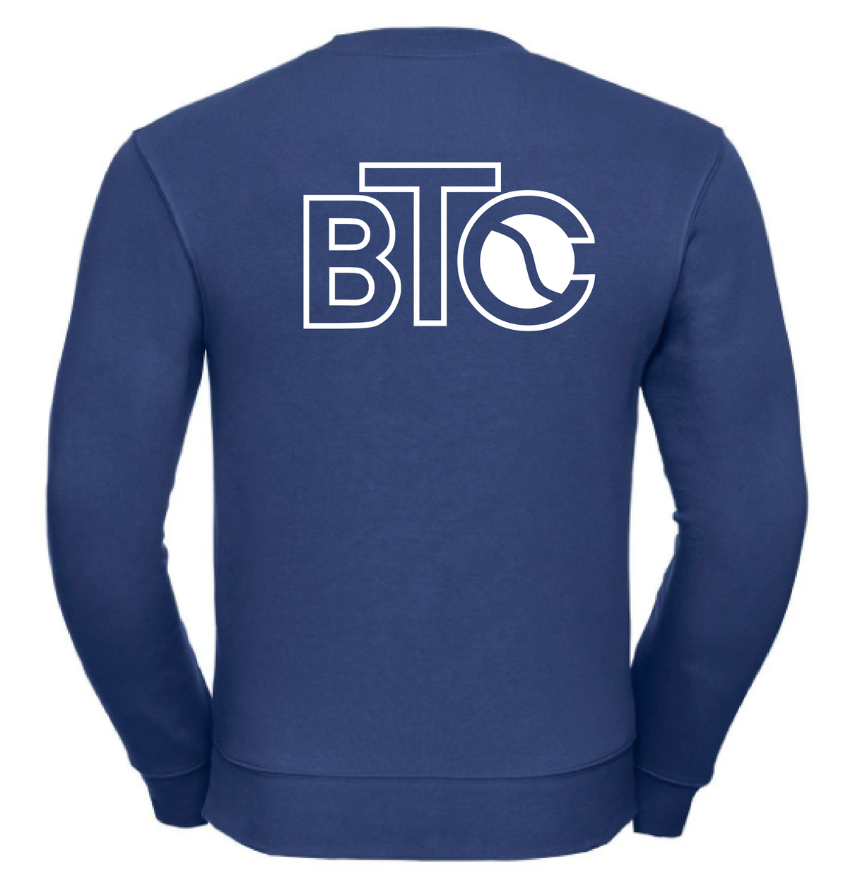 BTC Sweatshirt Unisex blau, Rückseite