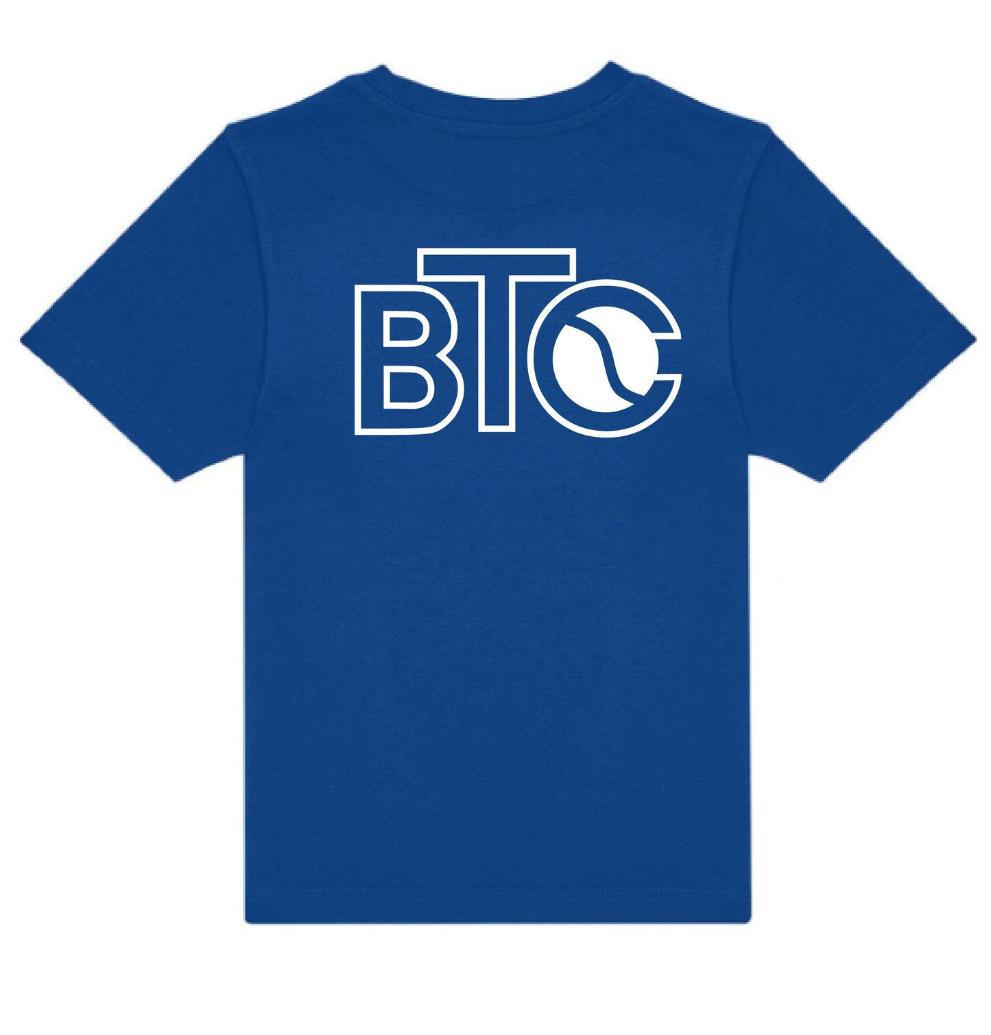 BTC Baumwoll-T-Shirt Kinder blau, Rückseite