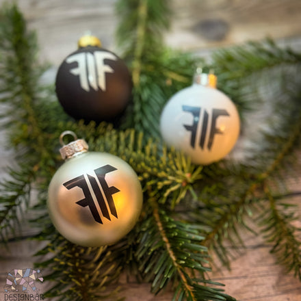 FIF - Glass Christmas Ornaments