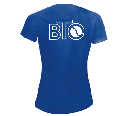 BTC Funktionsshirt Damen blau, Rückseite