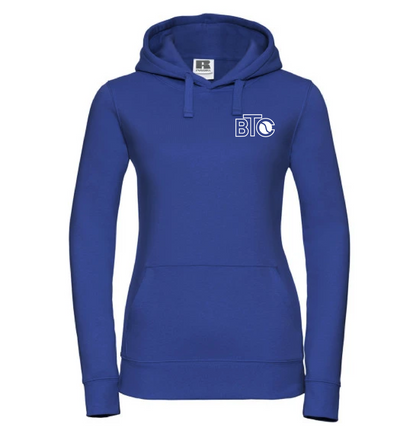 BTC Hoodie Damen blau, Vorderseite