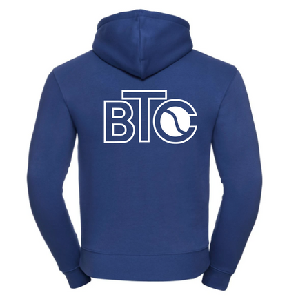 BTC Hoodie Herren blau, Rückseite