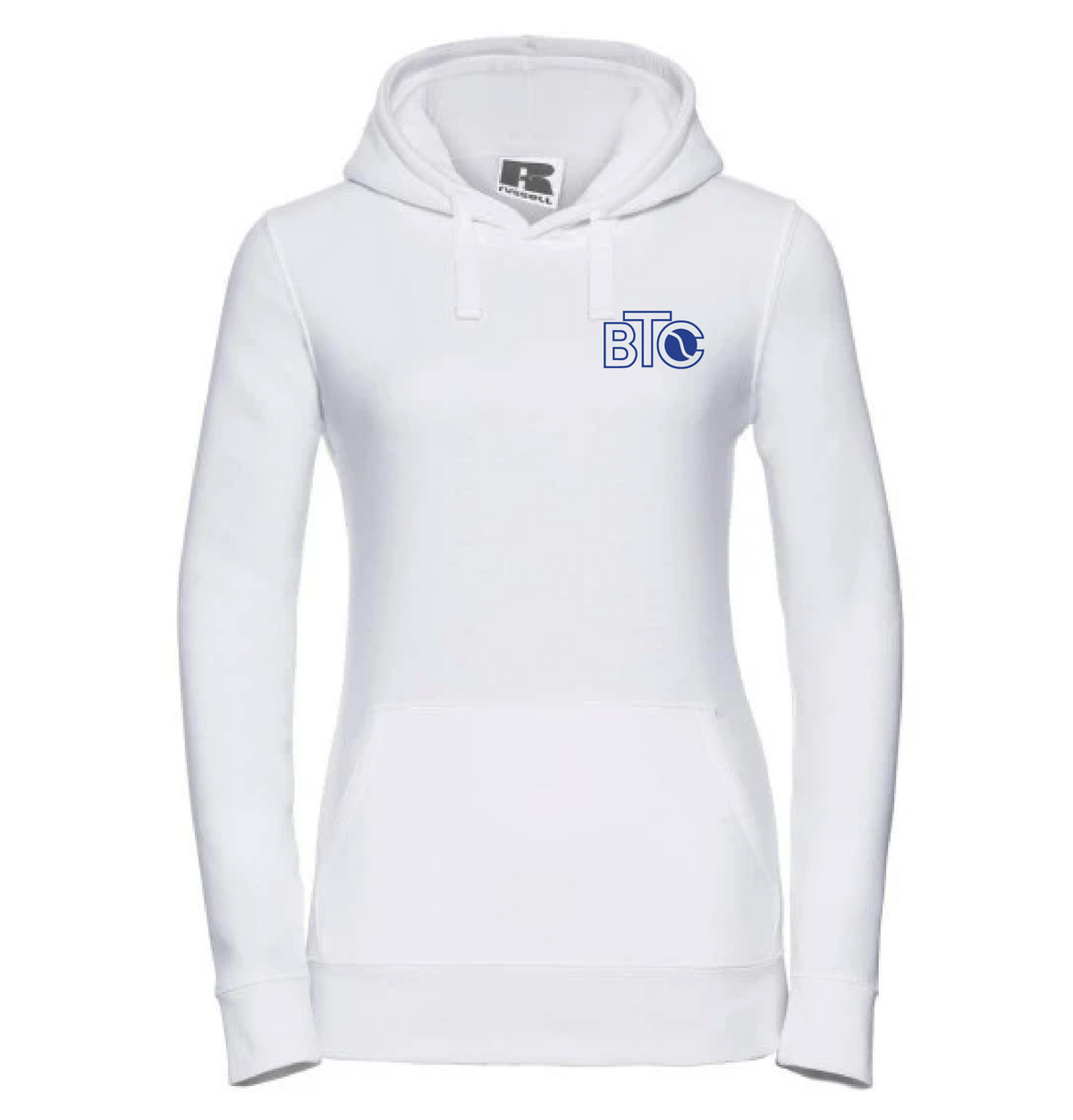 BTC Hoodie Damen weiß, Vorderseite