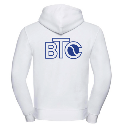 BTC Hoodie Herren weiß, Rückseite