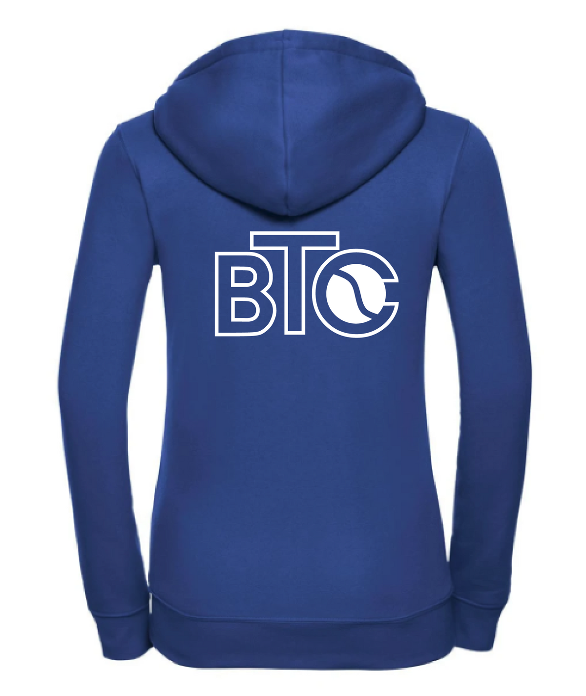BTC Zip-Jacke Damen blau, Rückseite