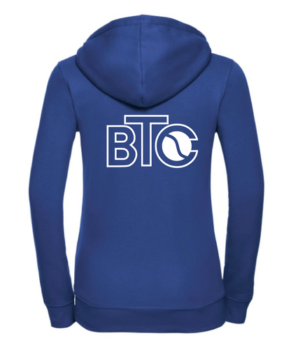 BTC Zip-Jacke Damen blau, Rückseite