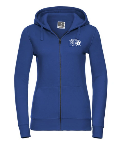 BTC Zip-Jacke Damen blau, Vorderseite