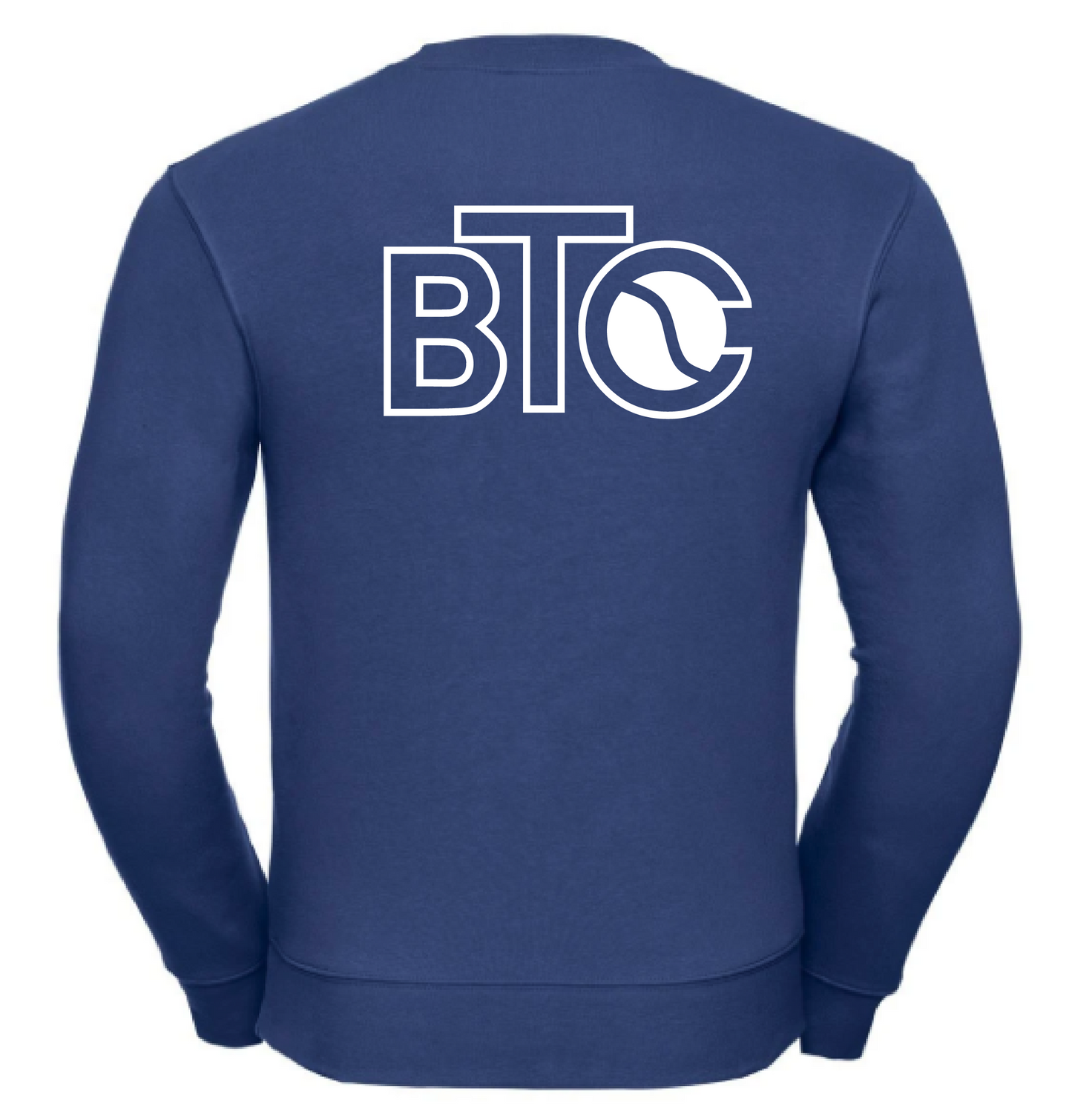BTC Sweatshirt Unisex blau, Rückseite