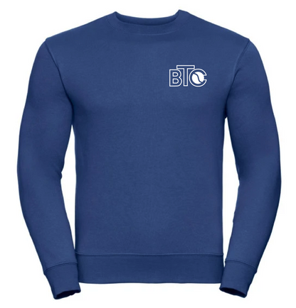 BTC Sweatshirt Unisex blau, Vorderseite