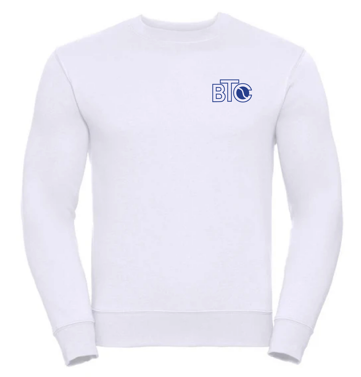 BTC Sweatshirt Unisex weiß, Vorderseite