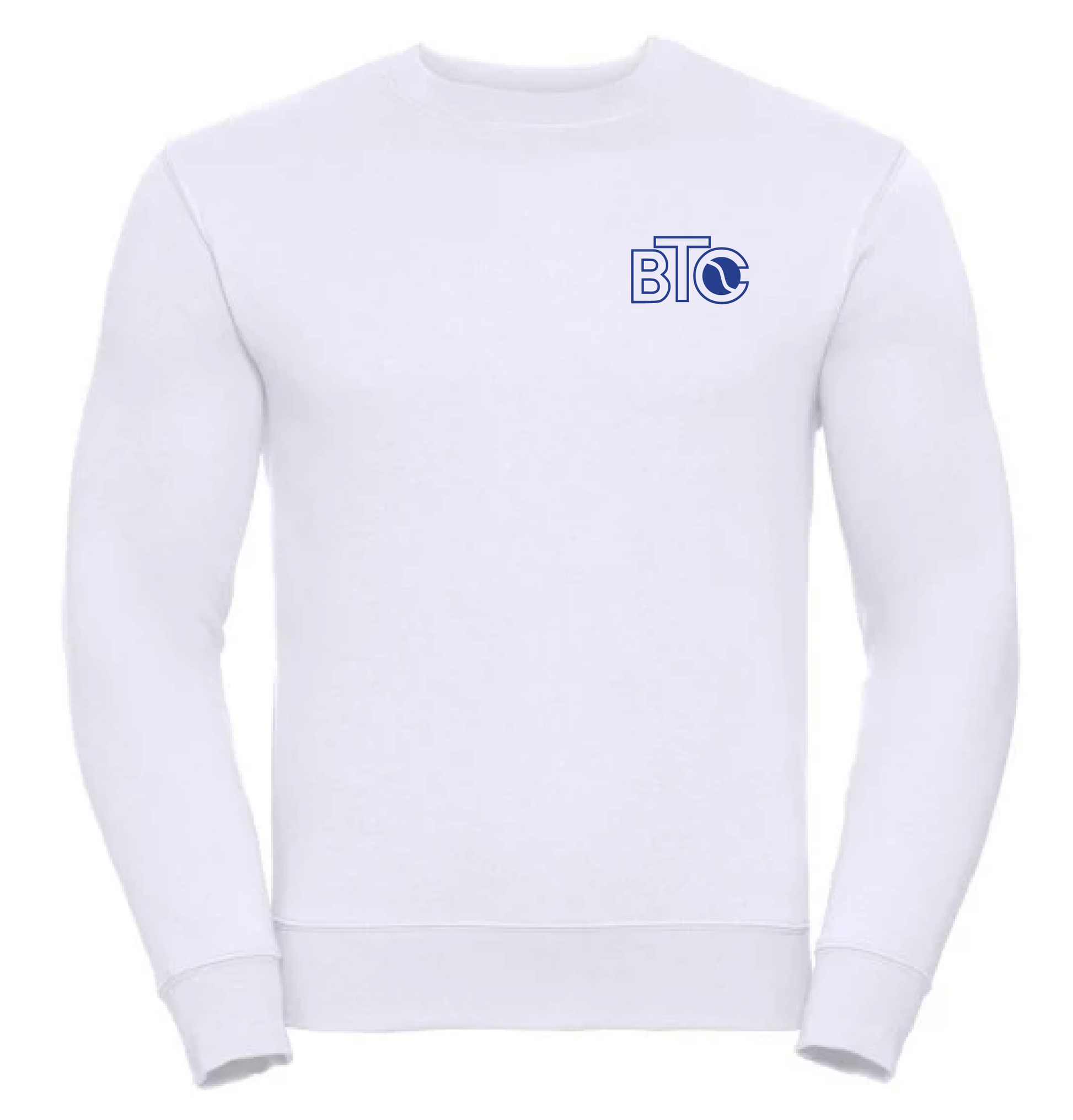 BTC Sweatshirt Unisex weiß, Vorderseite