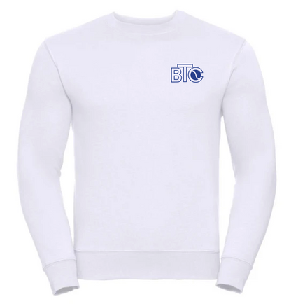 BTC Sweatshirt Unisex weiß, Vorderseite