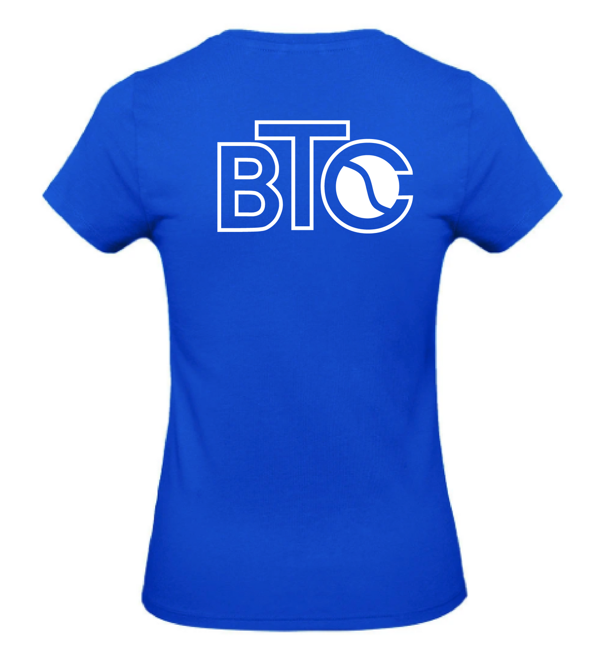 BTC Baumwoll-T-Shirt Damen blau, Rückseite