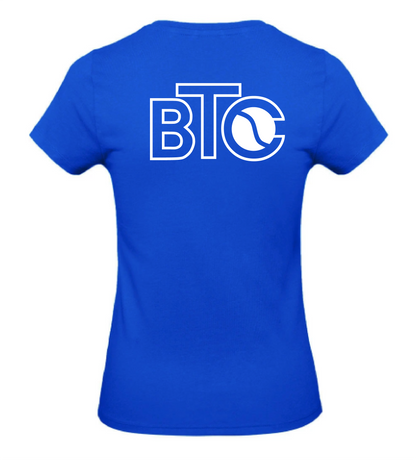 BTC Baumwoll-T-Shirt Damen blau, Rückseite