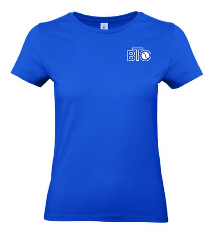 BTC Baumwoll-T-Shirt Damen blau, Vorderseite