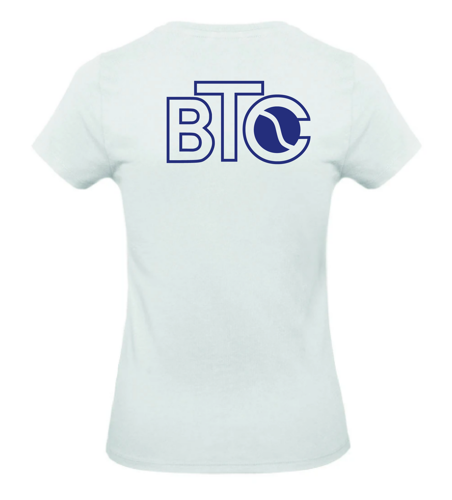 BTC Baumwoll-T-Shirt Damen weiß, Rückseite