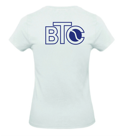 BTC Baumwoll-T-Shirt Damen weiß, Rückseite