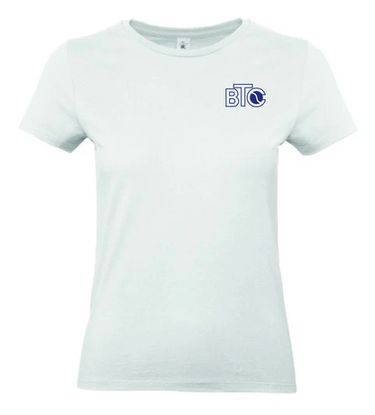 BTC Baumwoll-T-Shirt Damen weiß, Vorderseite