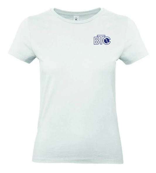 BTC Baumwoll-T-Shirt Damen weiß, Vorderseite