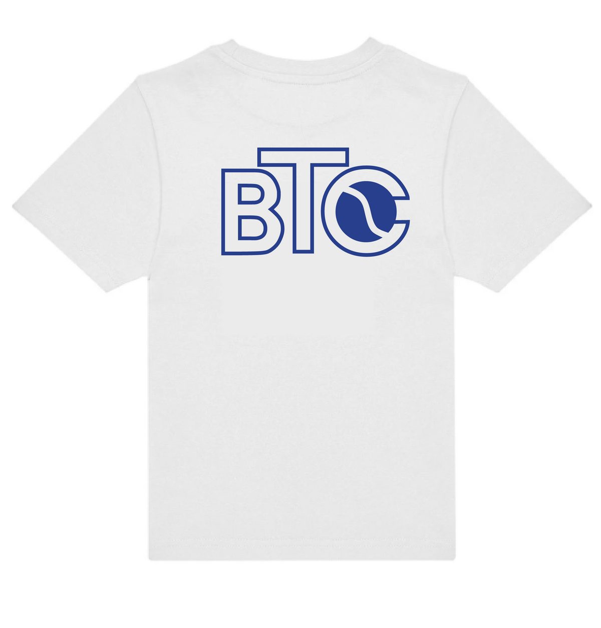 BTC Baumwoll-T-Shirt Kinder weiß, Rückseite