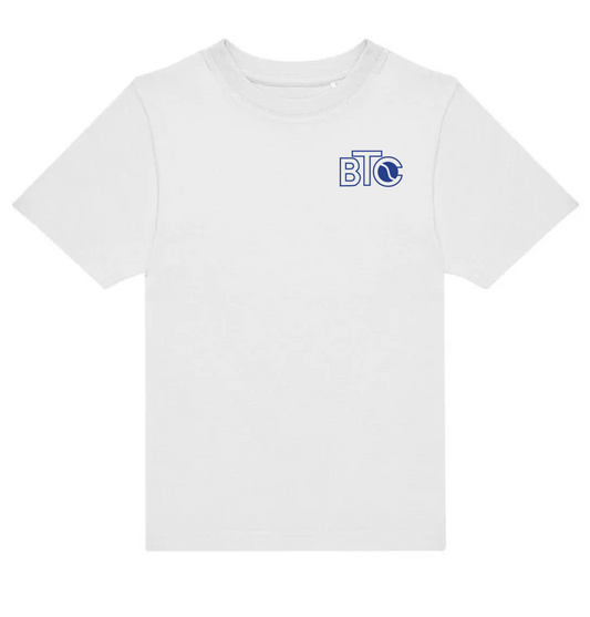 BTC Baumwoll-T-Shirt Kinder weiß, Vorderseite