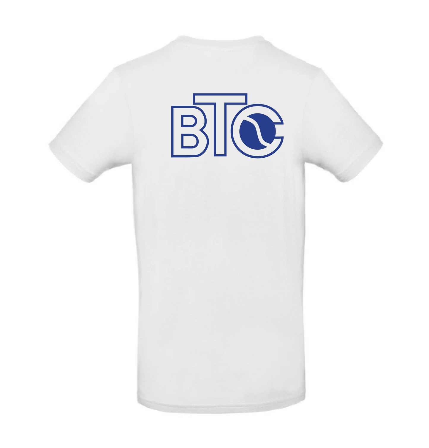 BTC Baumwoll-T-Shirt Herren weiß, Rückseite