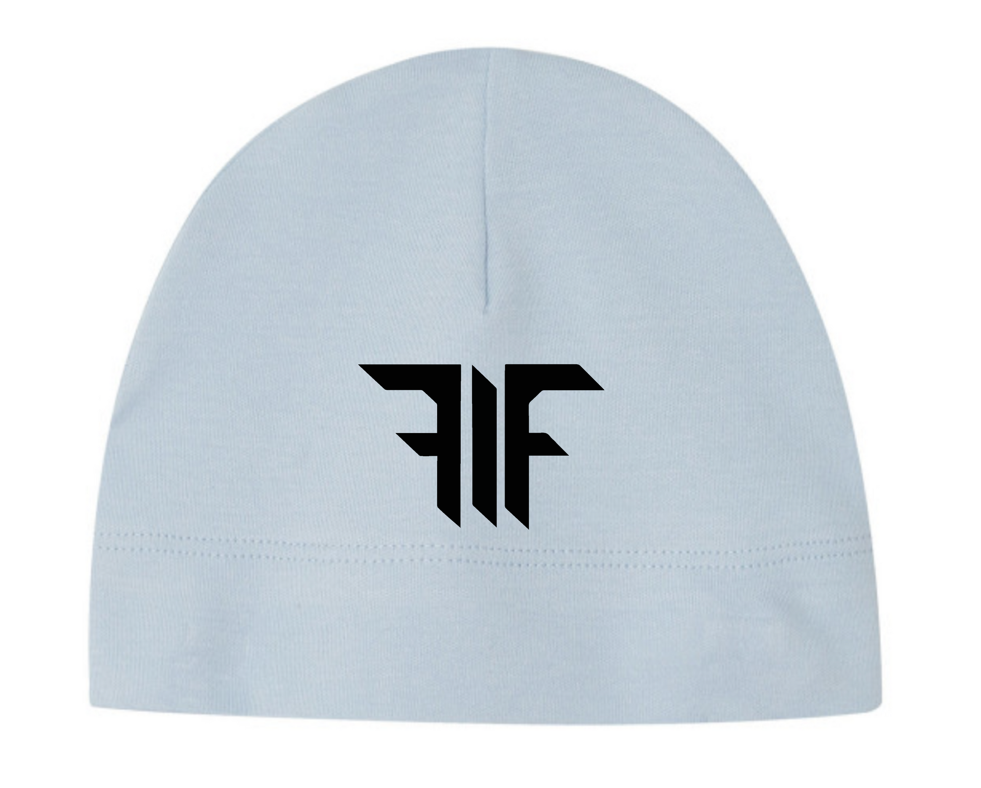 Light Blue FIF design black print