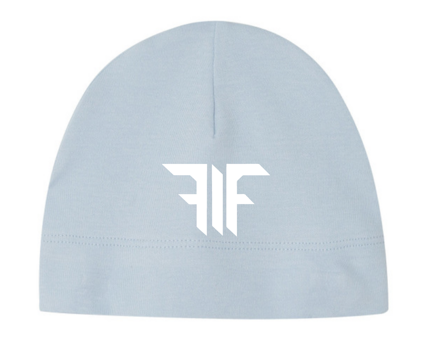 Light Blue FIF design white print