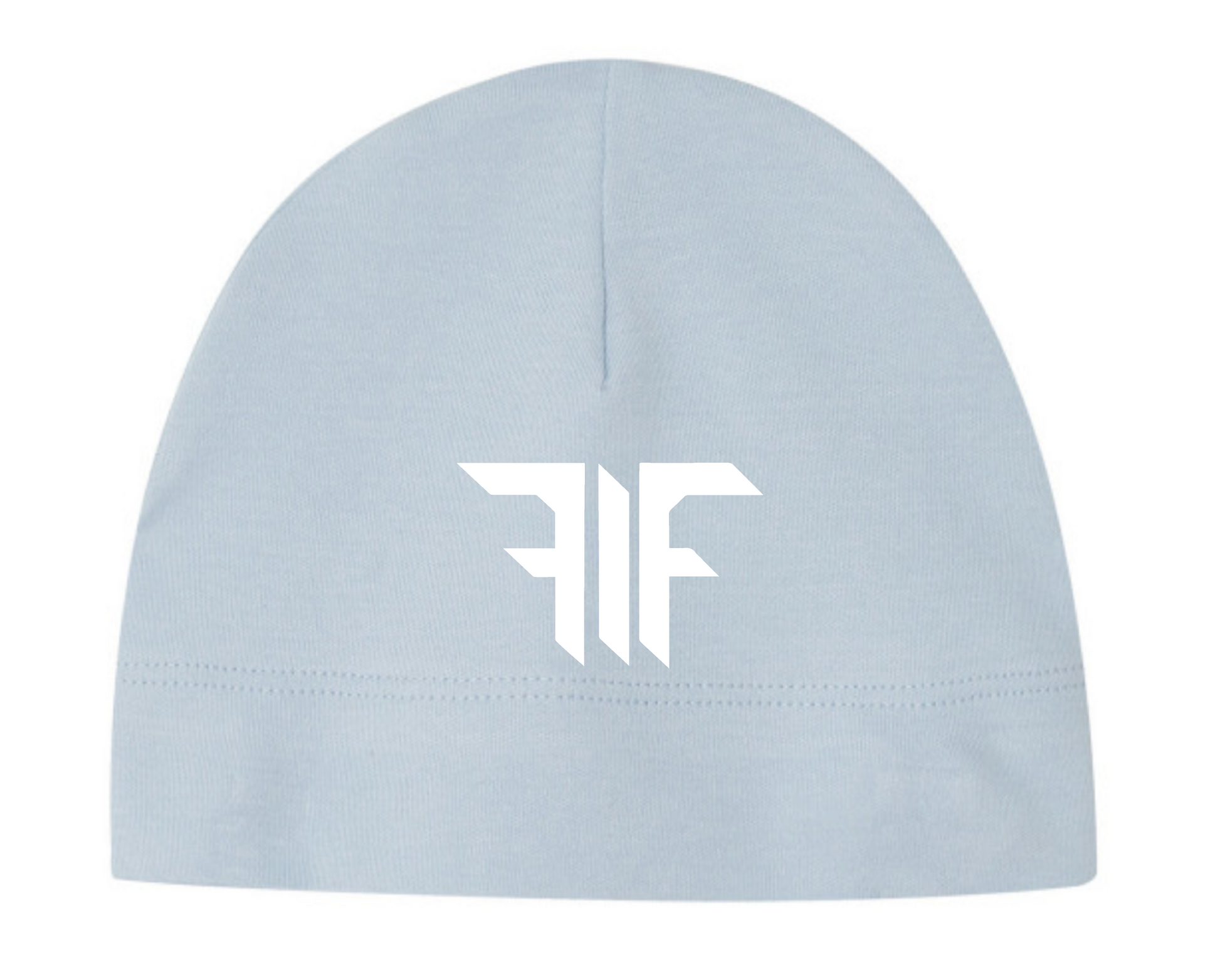 Light Blue FIF design white print