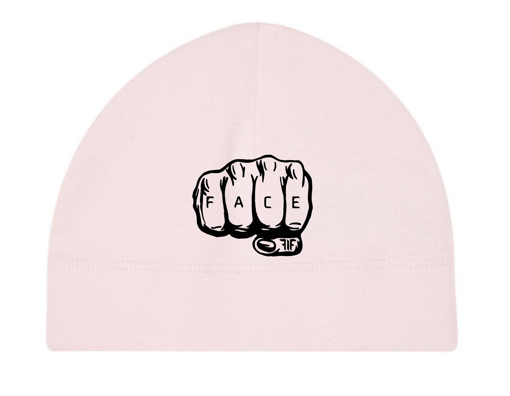 Rose Fist design black print