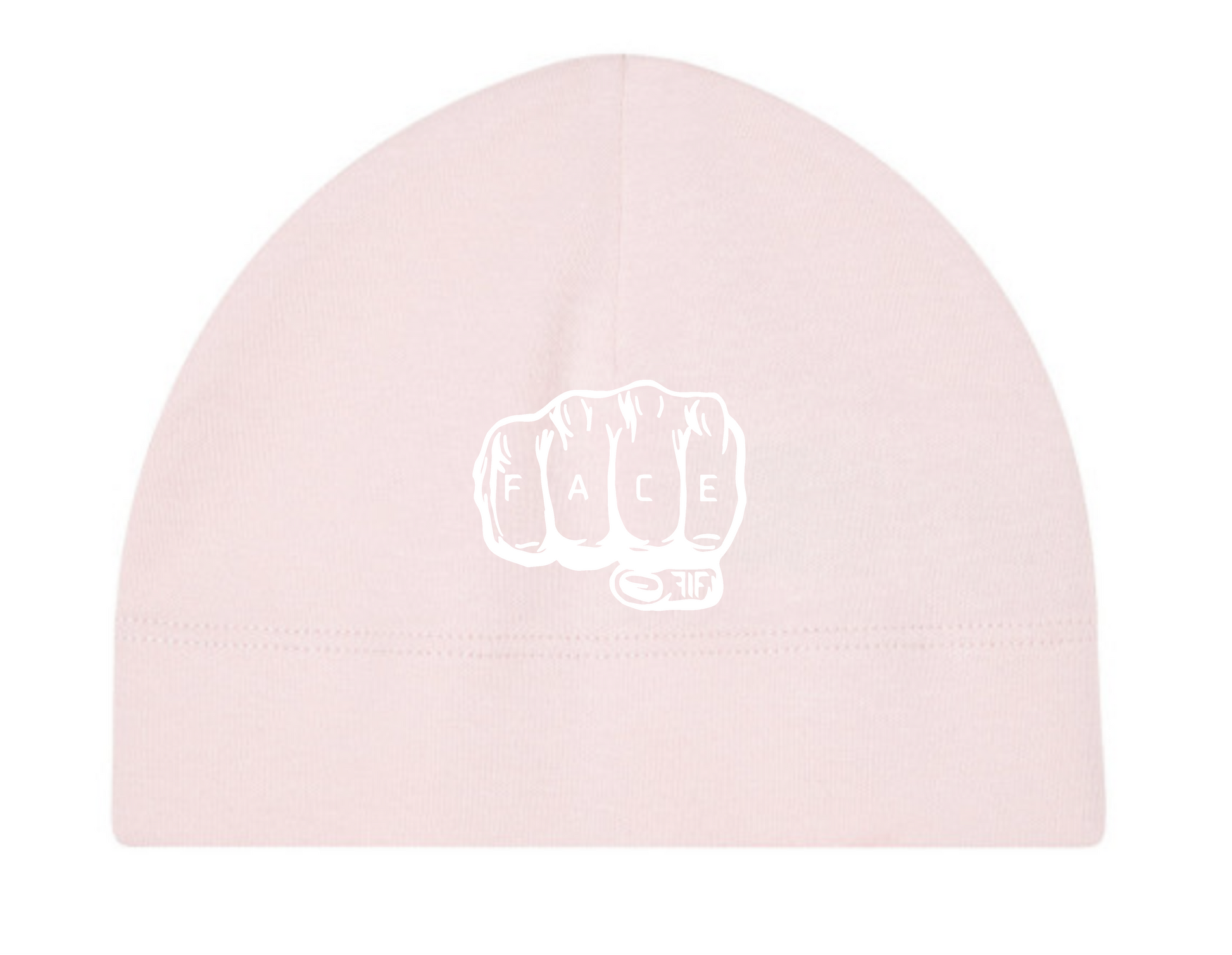 Rose Fist design white print