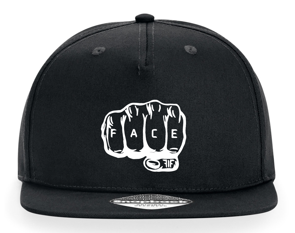FIF Fist in Face Adult Snapback Cap side view