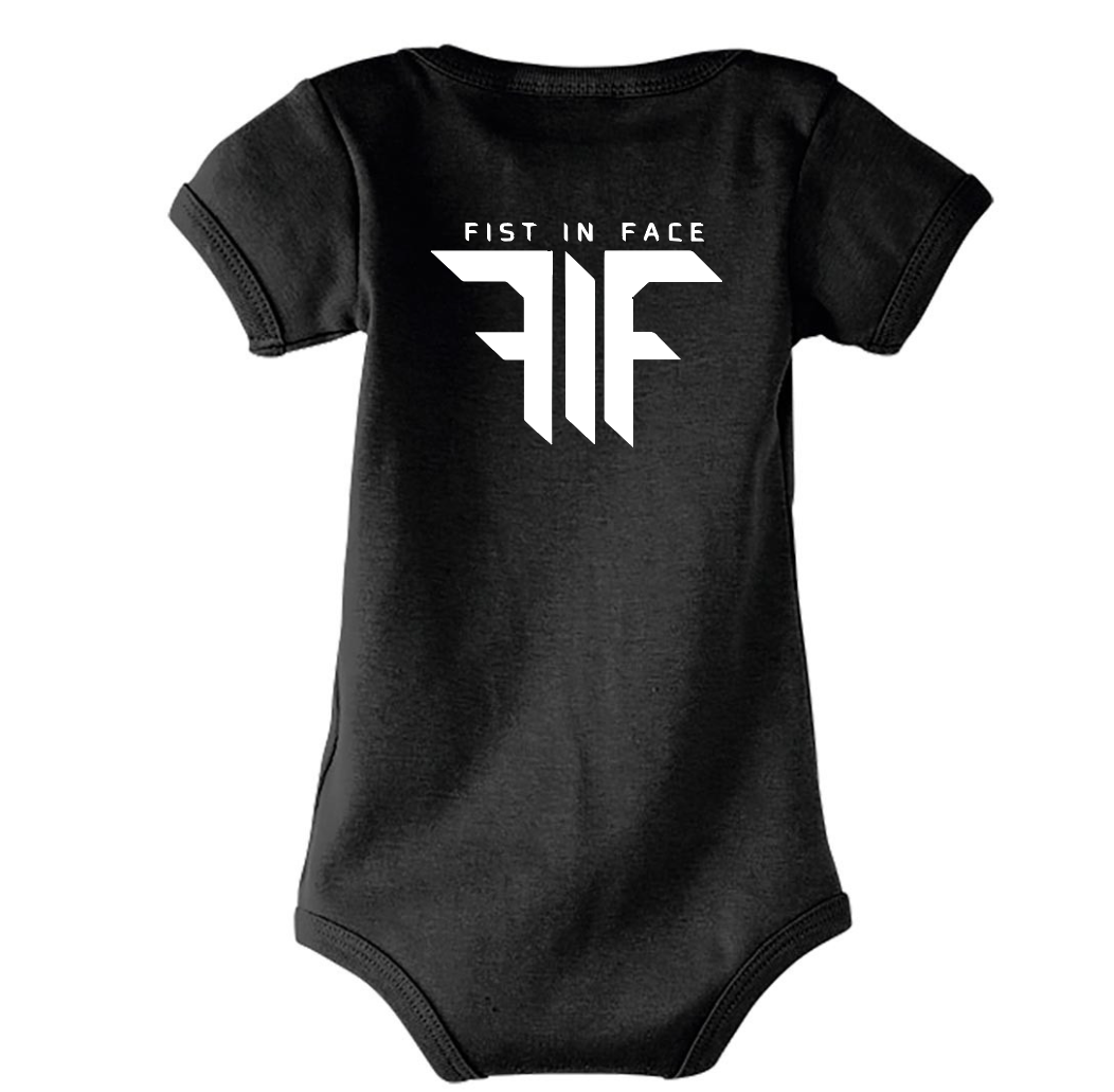 FIF Fist in Face Baby Bodysuit back