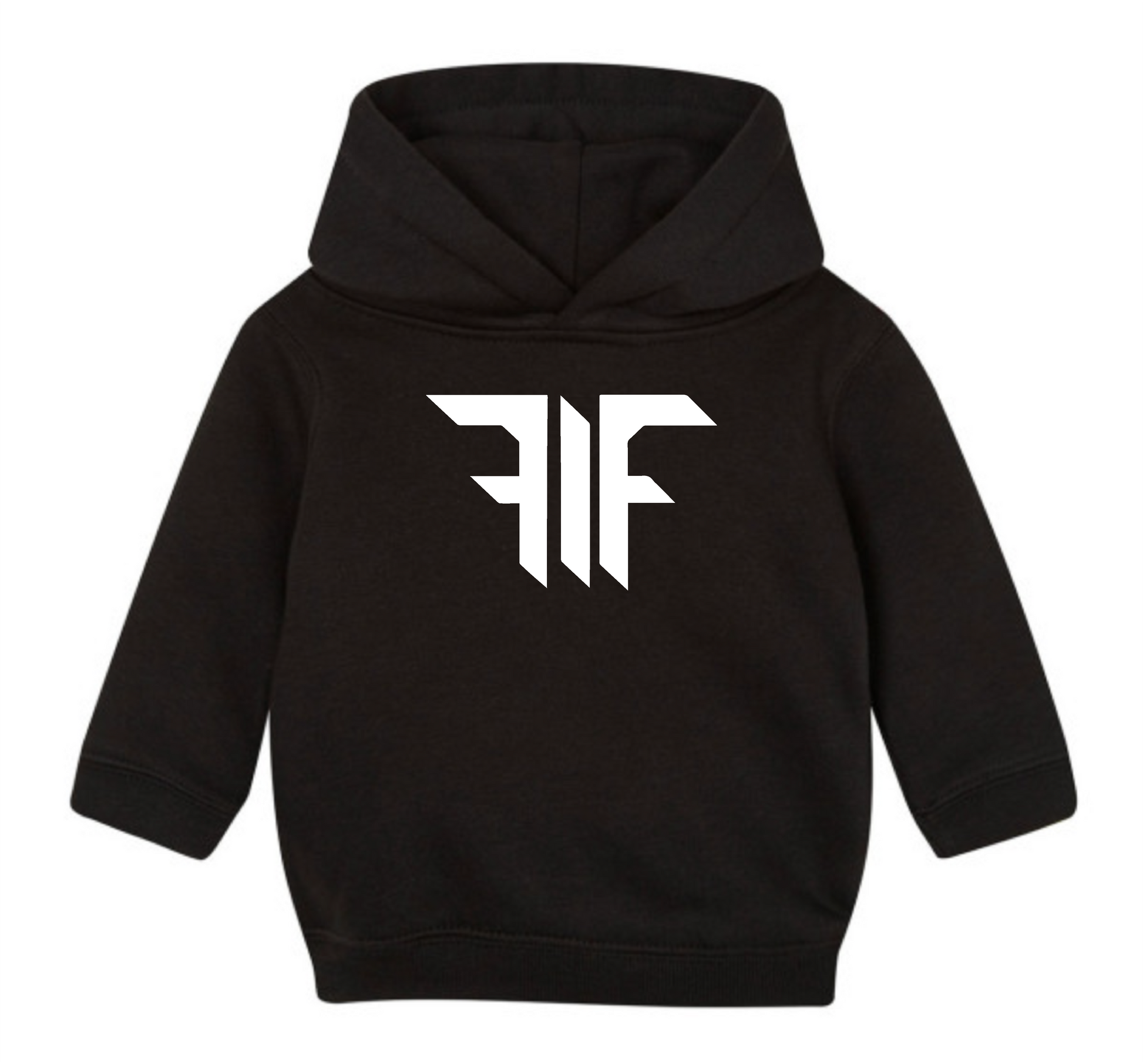 FIF Fist in Face Baby Hoodie organic cotton front