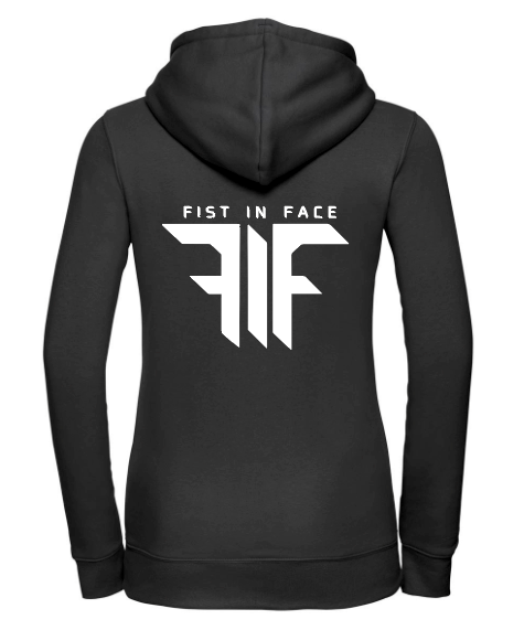 FIF Fist in Face Women's Hoodie Black back