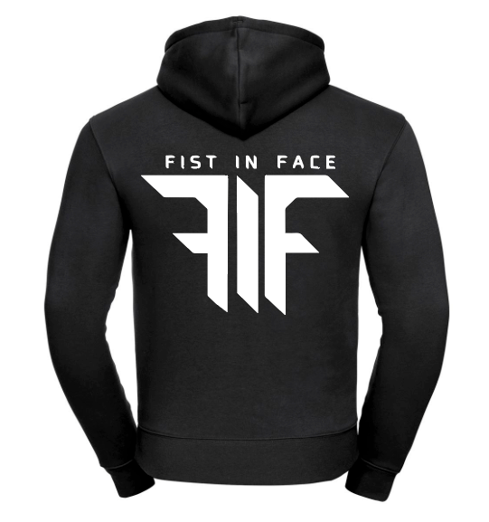 FIF Fist in Face Unisex Hoodie Black back