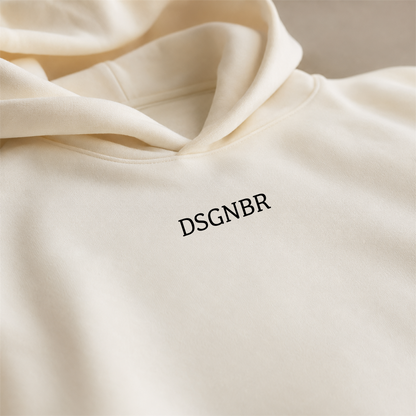 DSGNBR Hoodie Unisex Egret