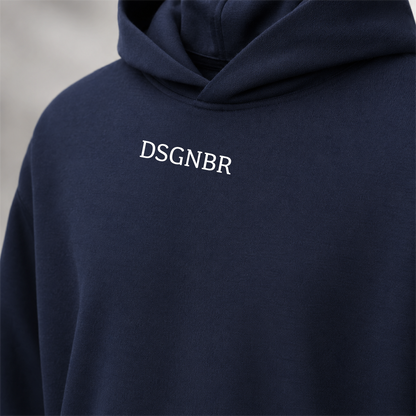 DSGNBR Hoodie Unisex Navy