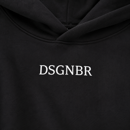DSGNBR Hoodie Unisex Black