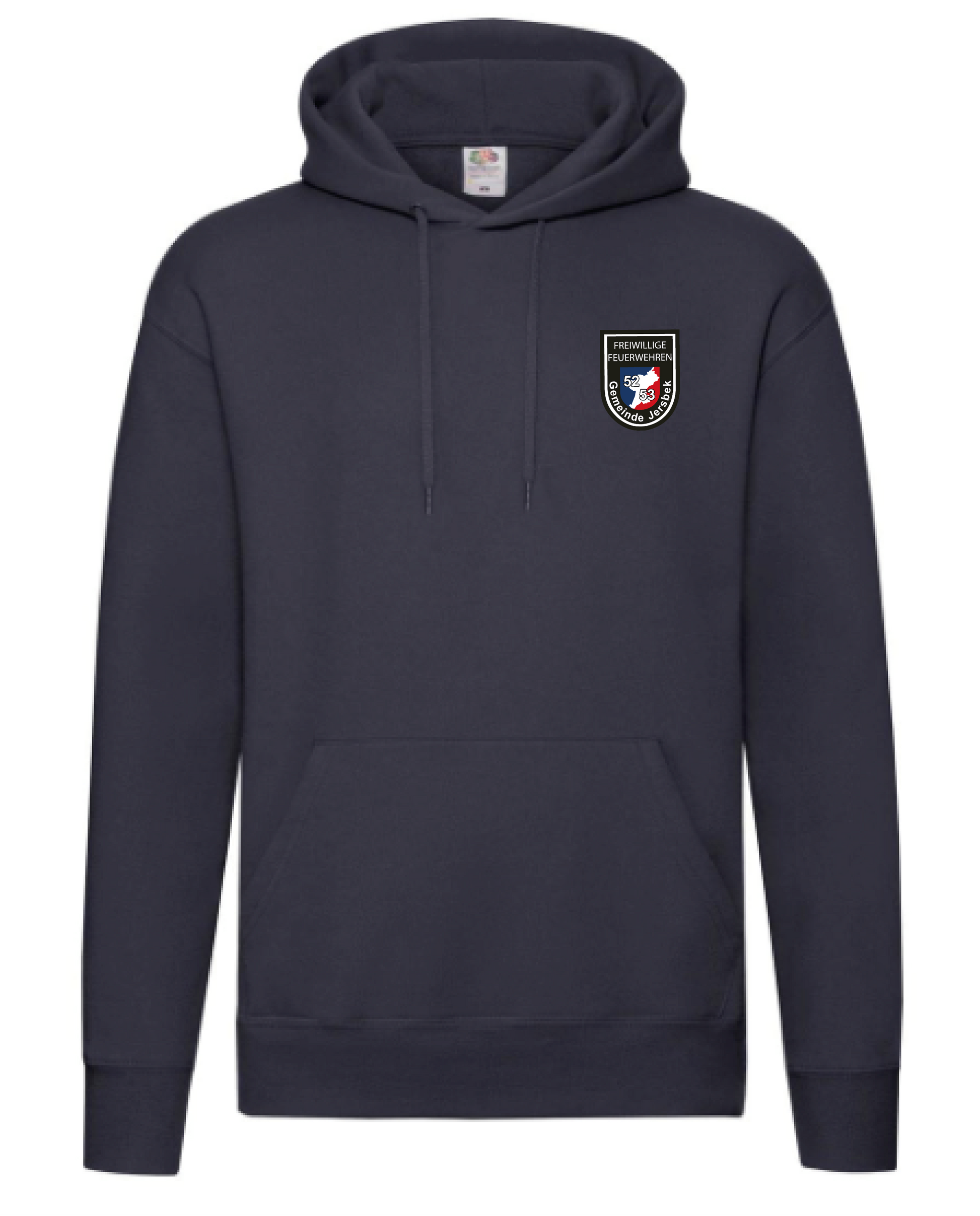 FF53 Hoodie Navy mit weißem Feuerwehr-Logo
