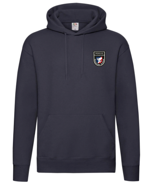 FF53 Hoodie Navy mit weißem Feuerwehr-Logo