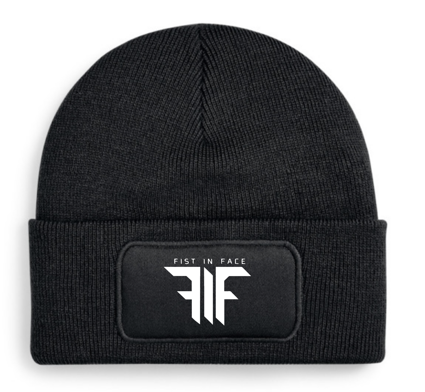 FIF Fist in Face Beanie Black Fist design