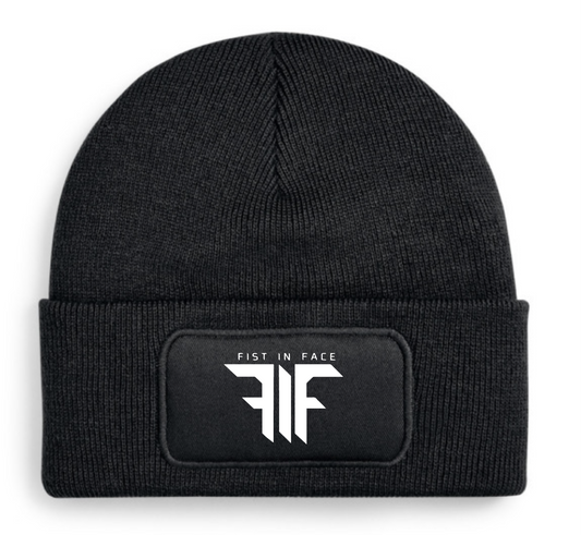 FIF Fist in Face Beanie Black Fist design