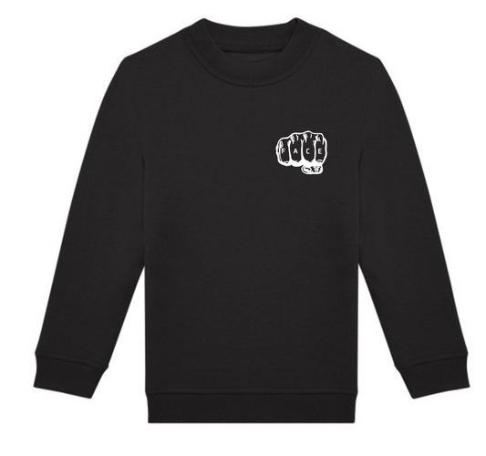 FIF Fist in Face Kids' Sweatshirt Black front