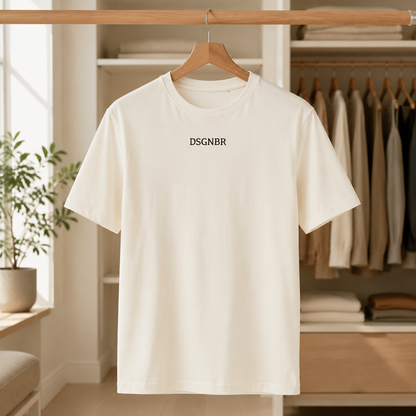 DSGNBR T-Shirt Unisex Egret
