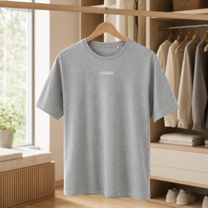 DSGNBR T-Shirt Unisex Grey Detailansicht