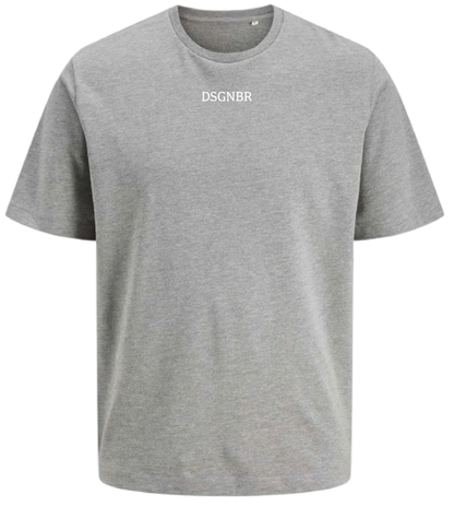 DSGNBR T-Shirt Unisex Grey mit Brustschriftzug