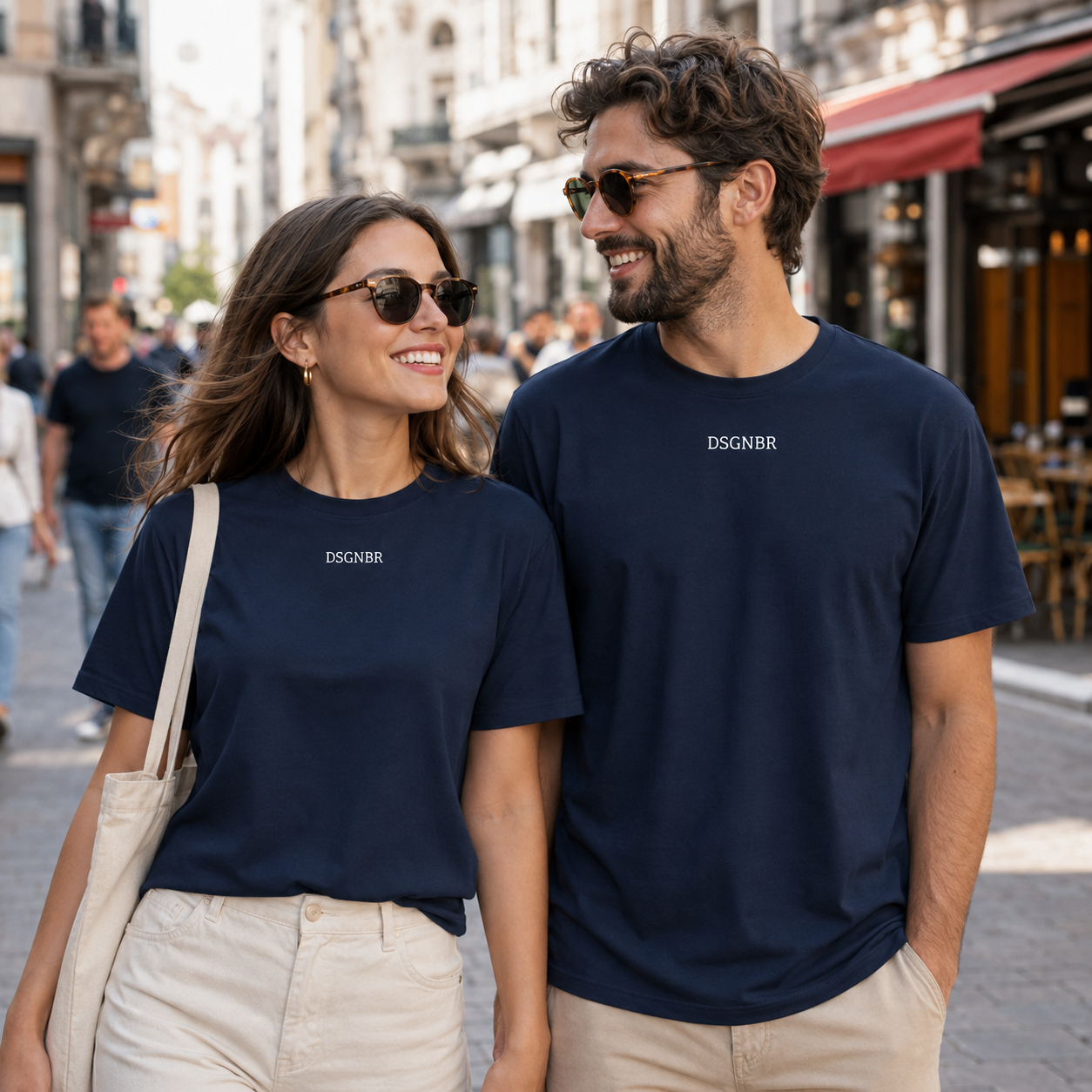 DSGNBR T-Shirt Unisex Navy